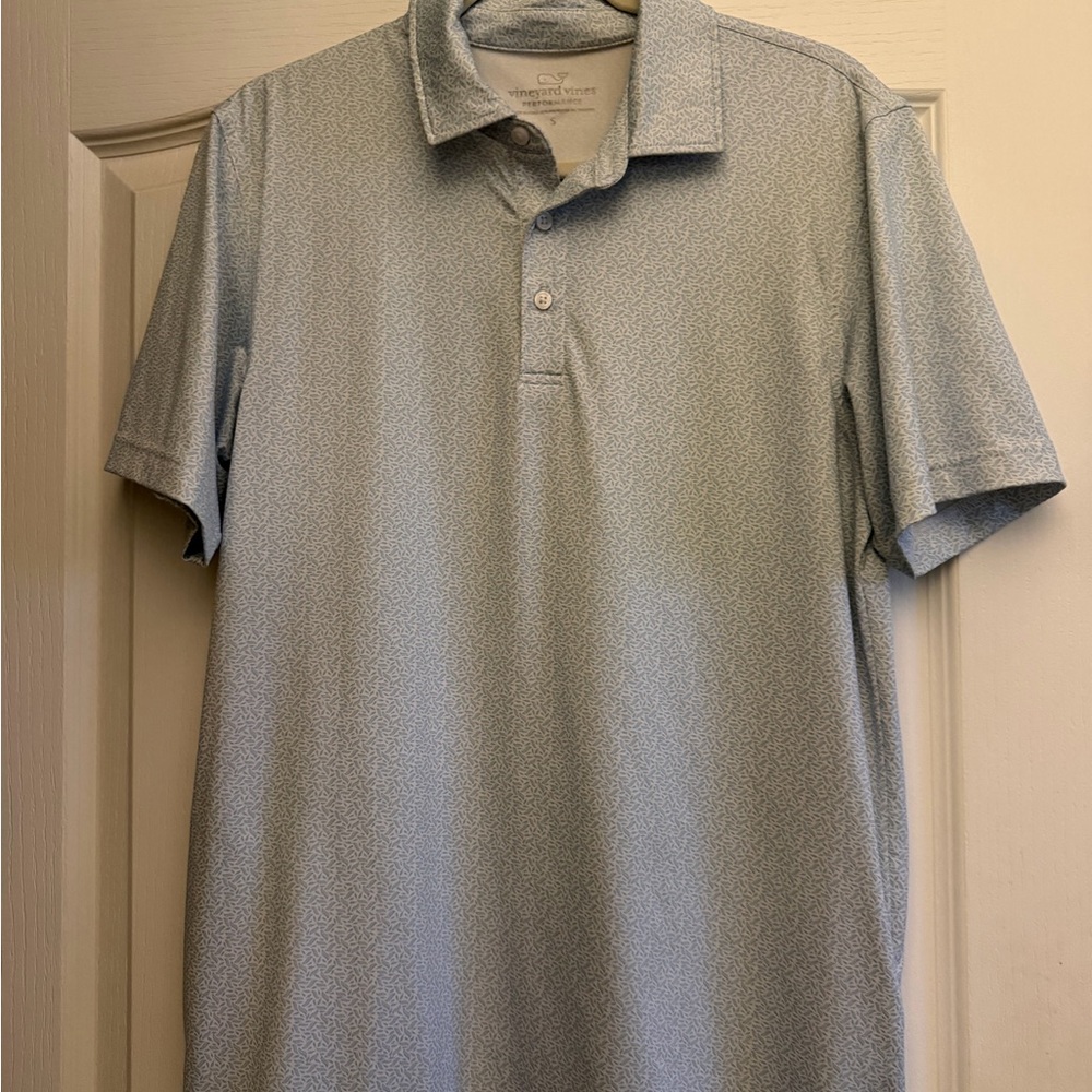 Vineyard Vines Classic Light Blue Polo Shirt